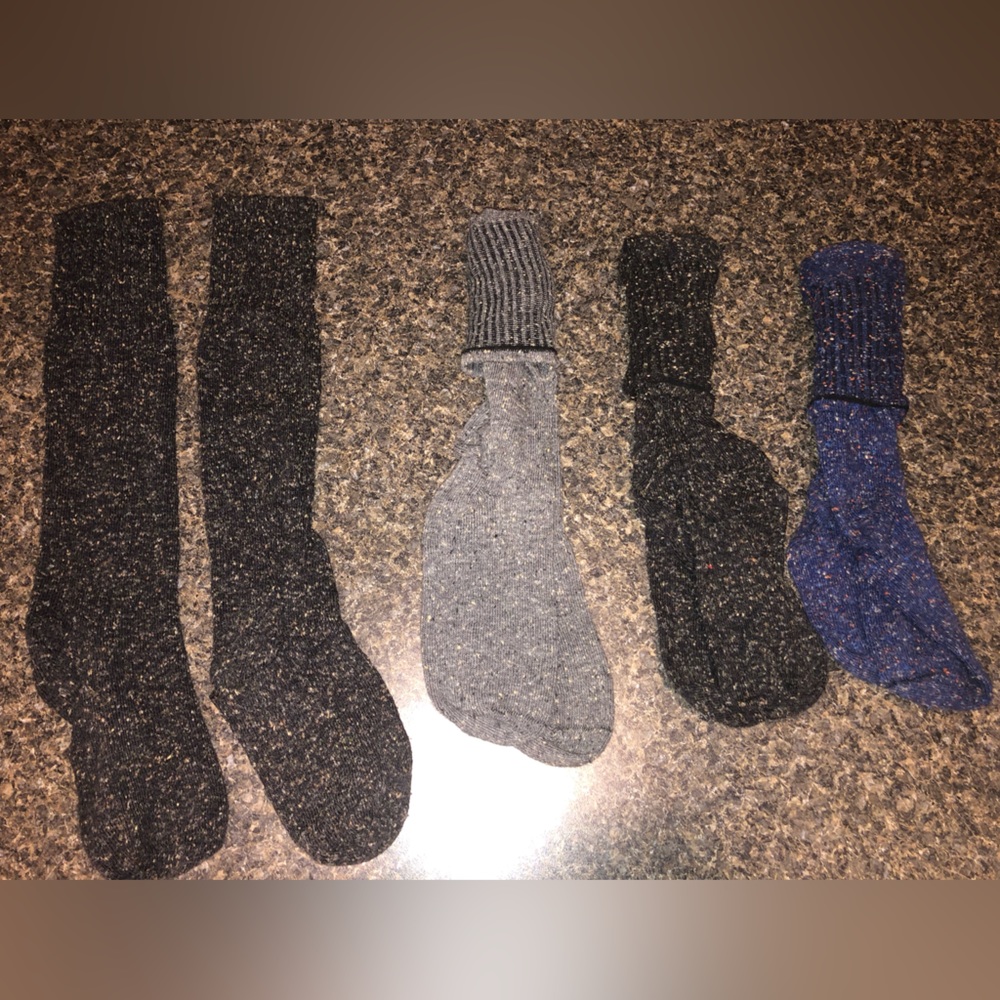Knit socks super comfy
